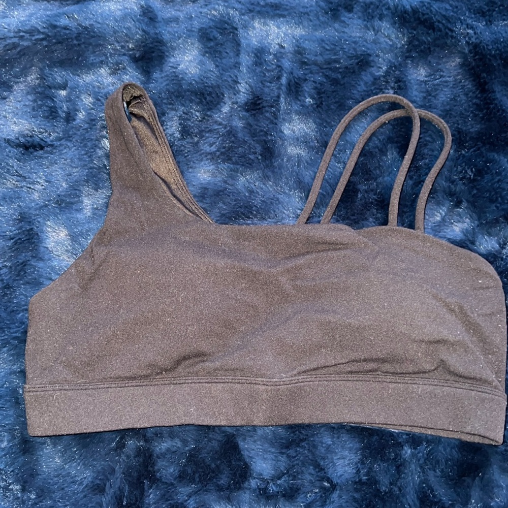 Curves n Combatboots asymmetrical sports bra